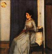 Fernand Khnopff Marie Monnom oil on canvas